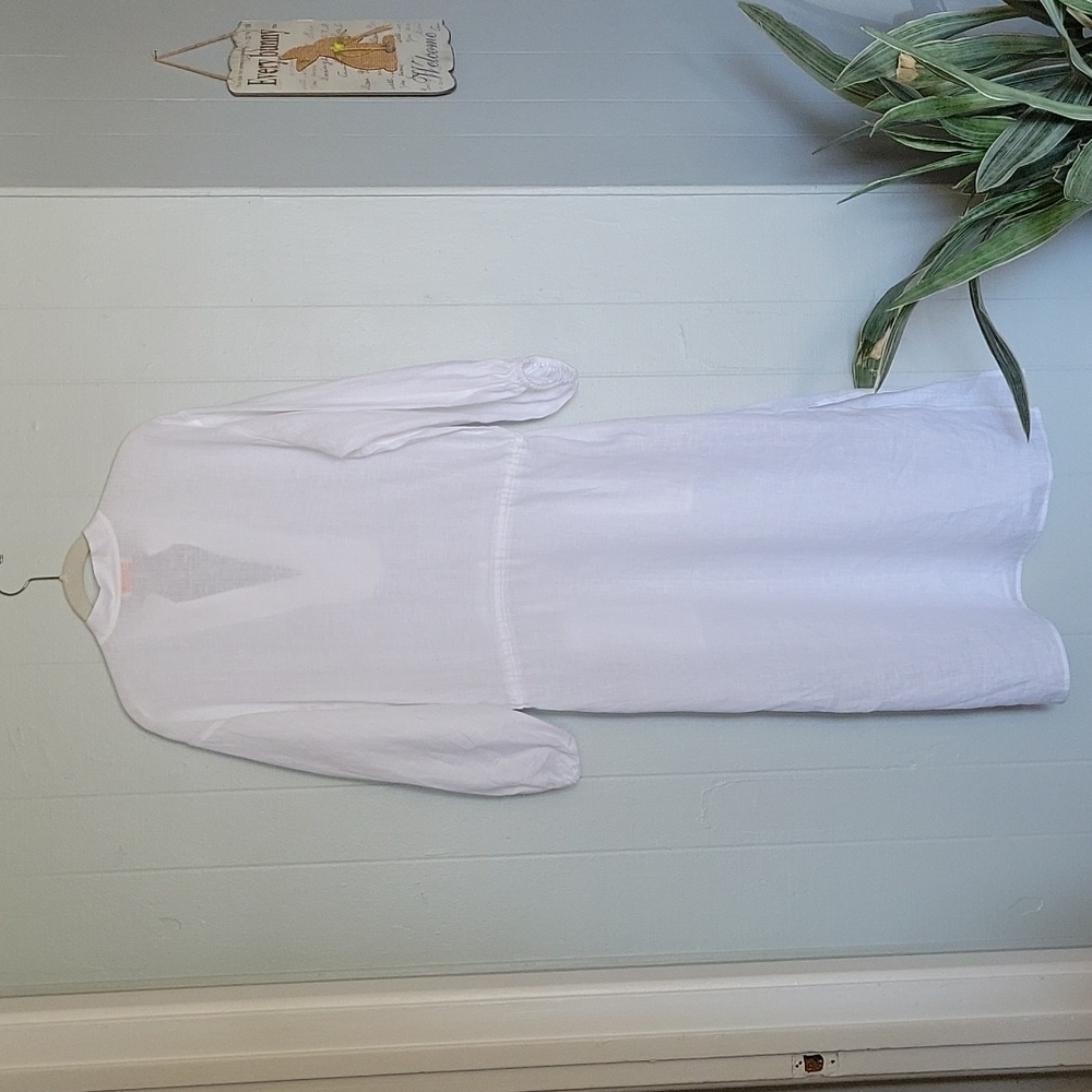 Tory burch white midi tunic linen dress - Picture 11 of 17